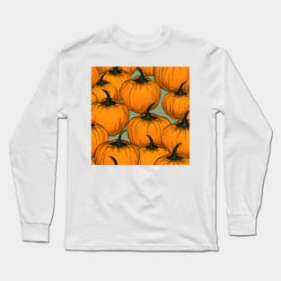 Pumpkin Pattern 8 Long Sleeve T-Shirt